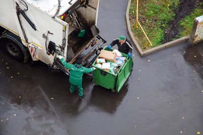 Junk Removal Truck in Hamilton